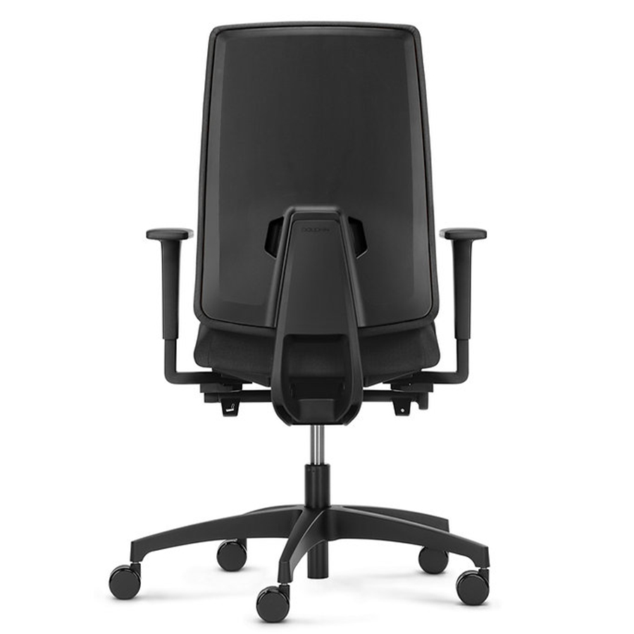 Dauphin Indeed operator 7046 schwarz mit Polsterrückenlehne