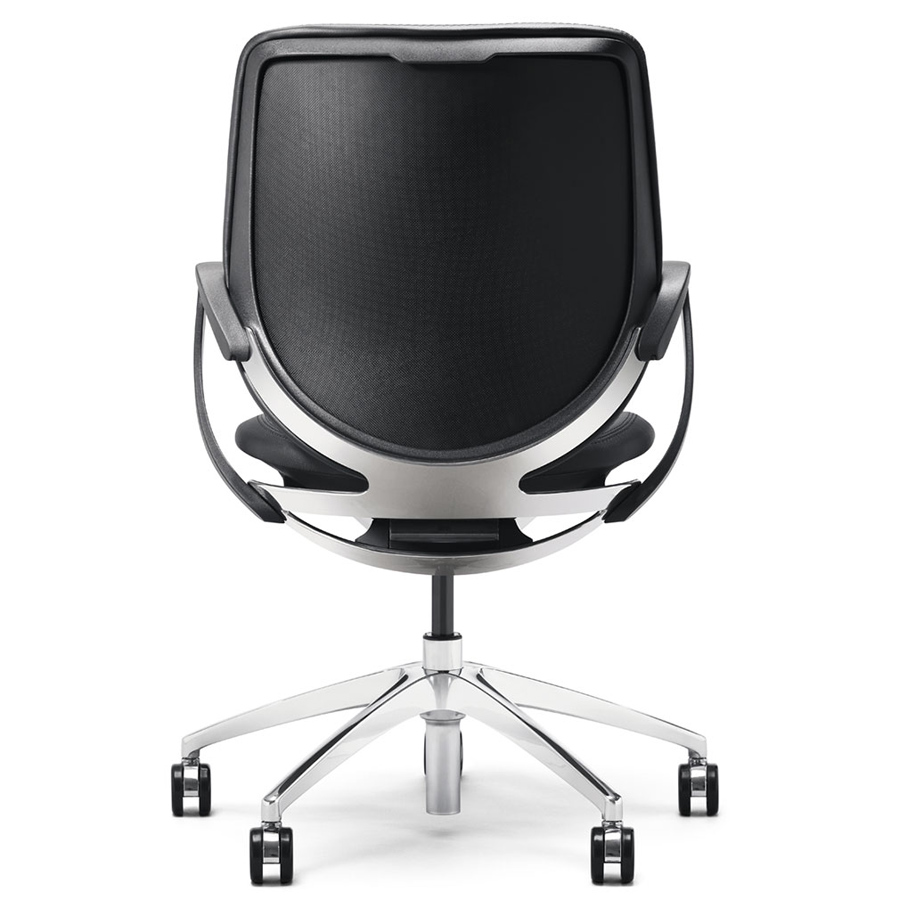 Giroflex 313 Drehstuhl mit Polsterrücken - Rückansicht