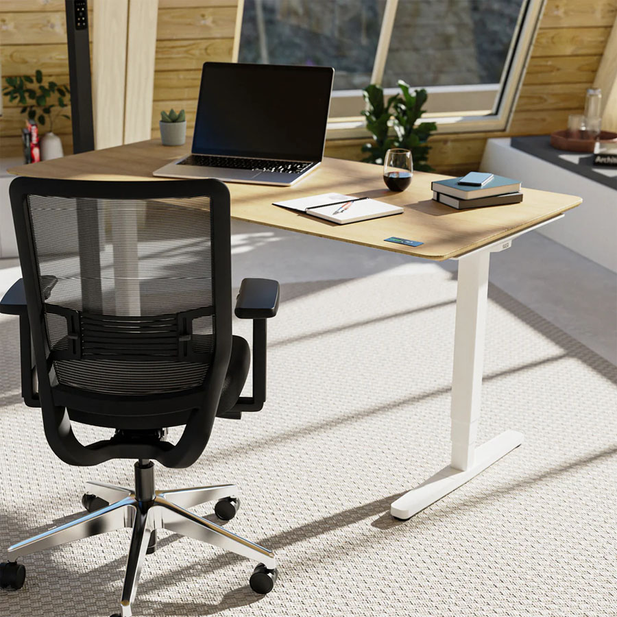 Yaasa Desk Pro Nature Schreibtisch Gestell weiß