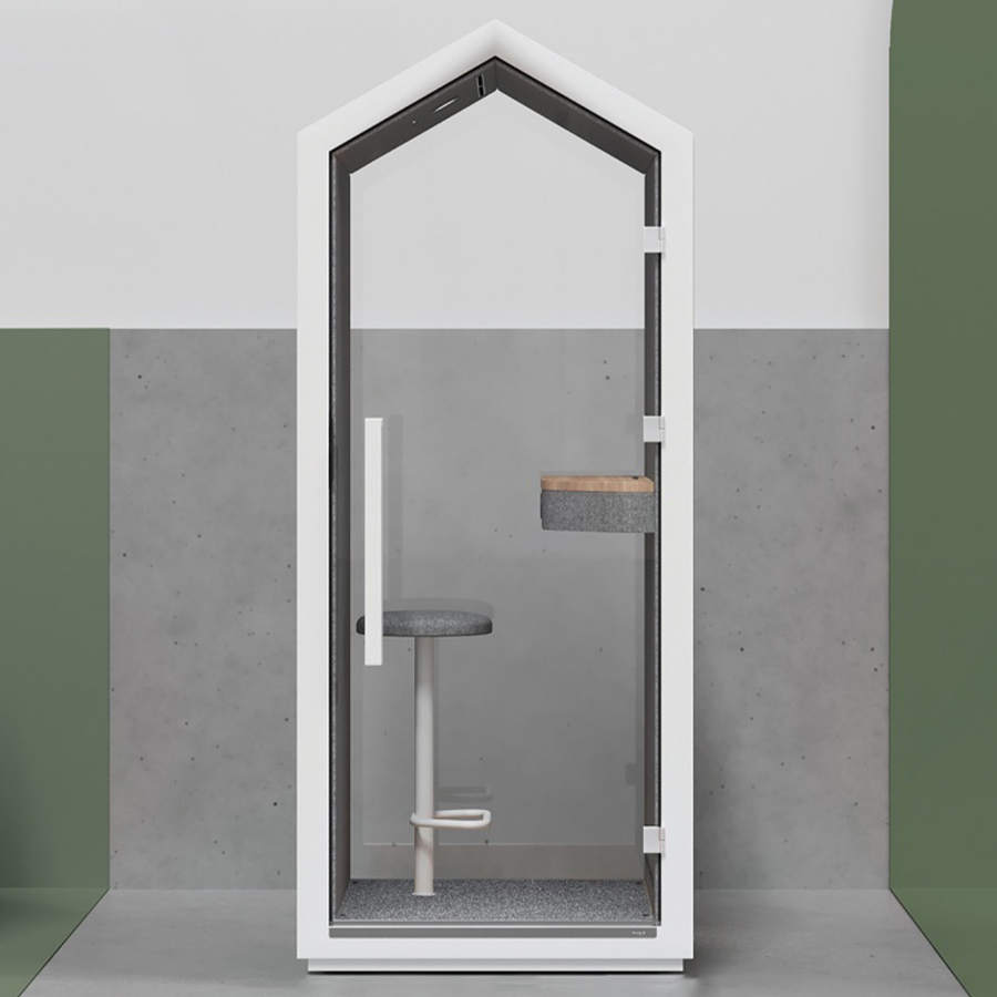 Bejot Treehouse Telefonbox Akustikkabine Innen mit Stoff Fenno 005