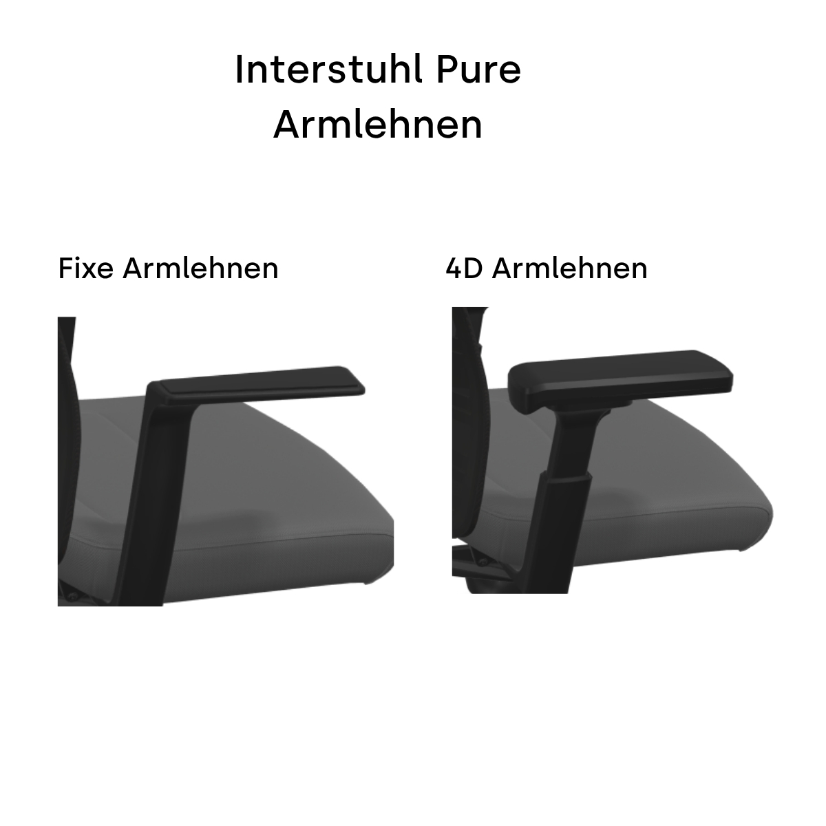 Interstuhl PUREis3 PU213 Armlehnen