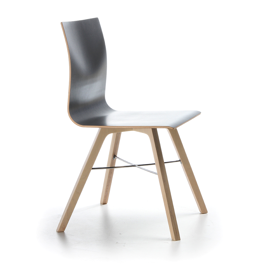 Bejot Orte Wood mit Holzschale anthrazit 1