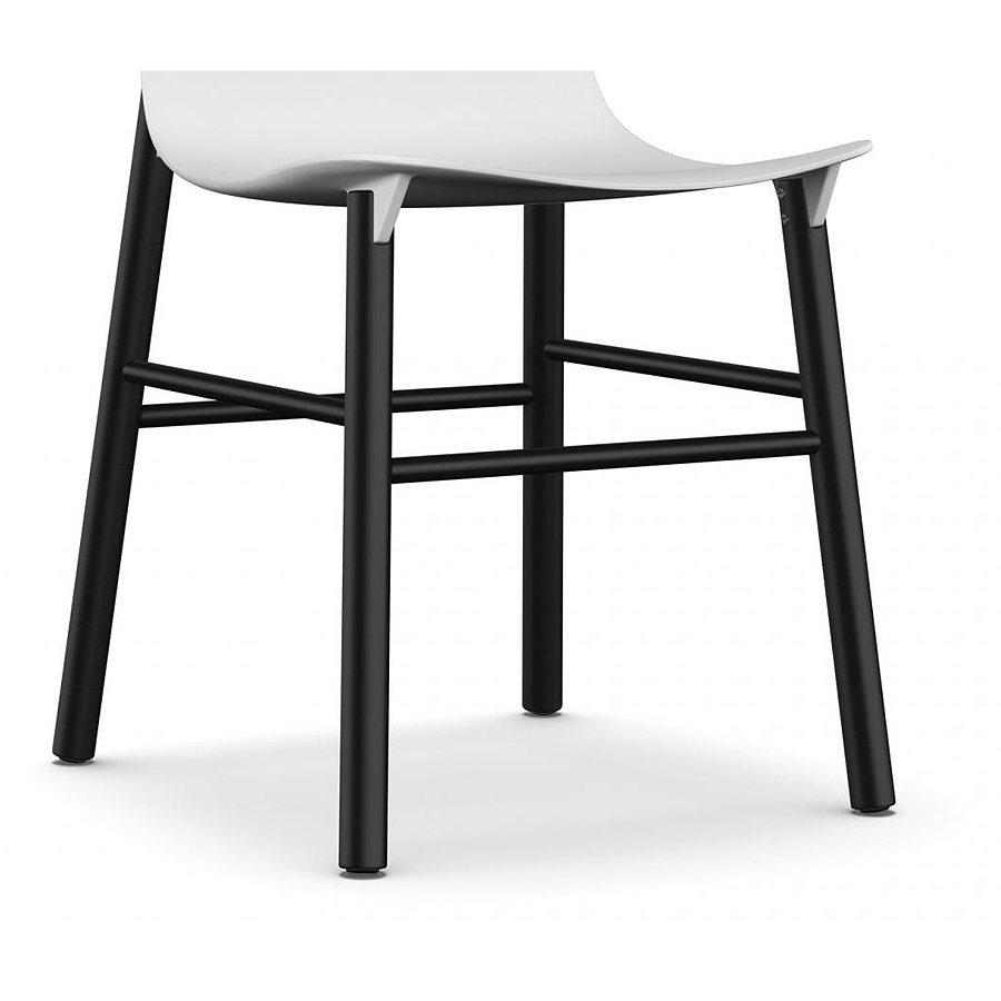 Gestell schwarz lackiert