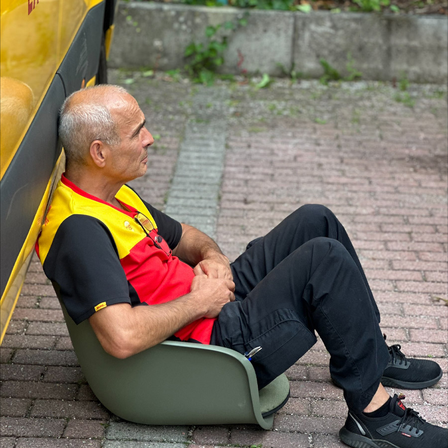 Kristalia - dafür macht sogar der Paketdienst kurz Pause