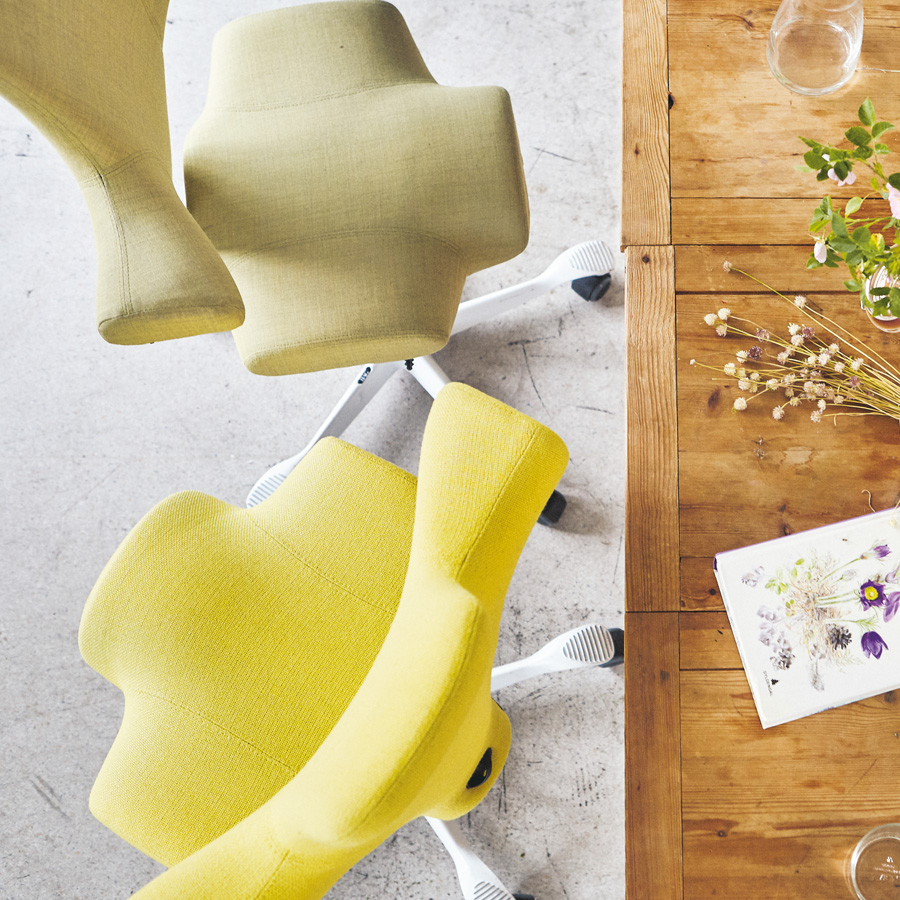 HAG Capisco 8106 gelb von oben