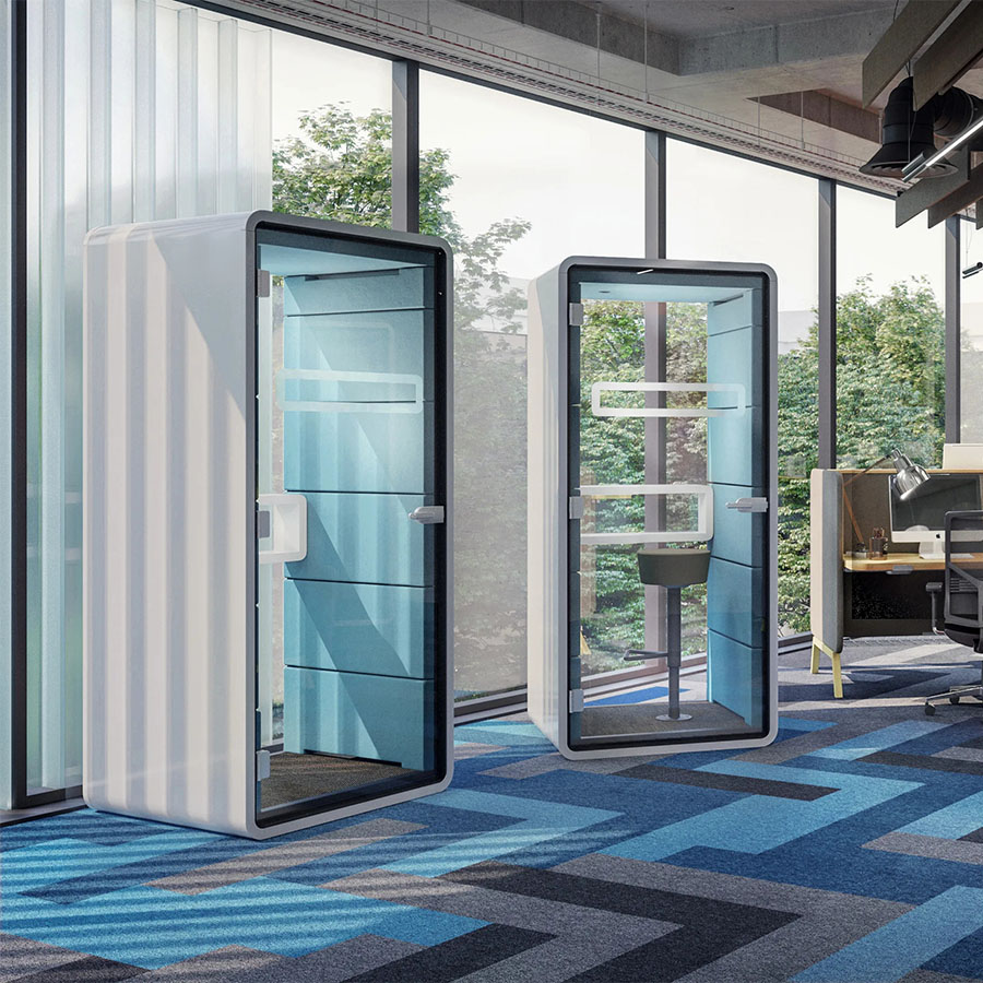 Hushphone Telefonbox Telefoncube Akustikbox Telefonzelle in Petrus Duck