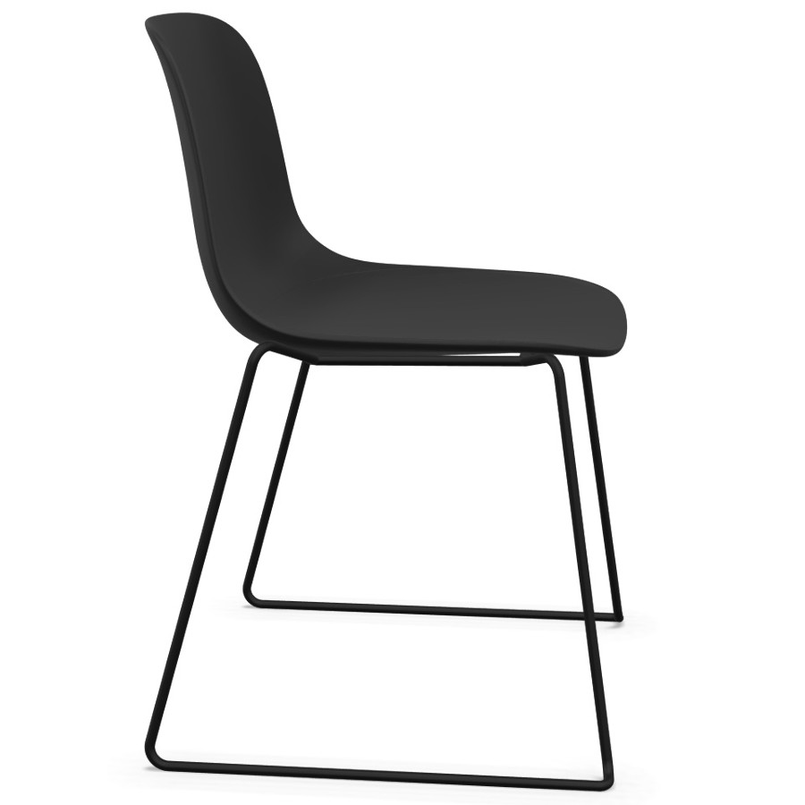 Lapalma SEELA S310 komplett schwarz seitliche Ansicht