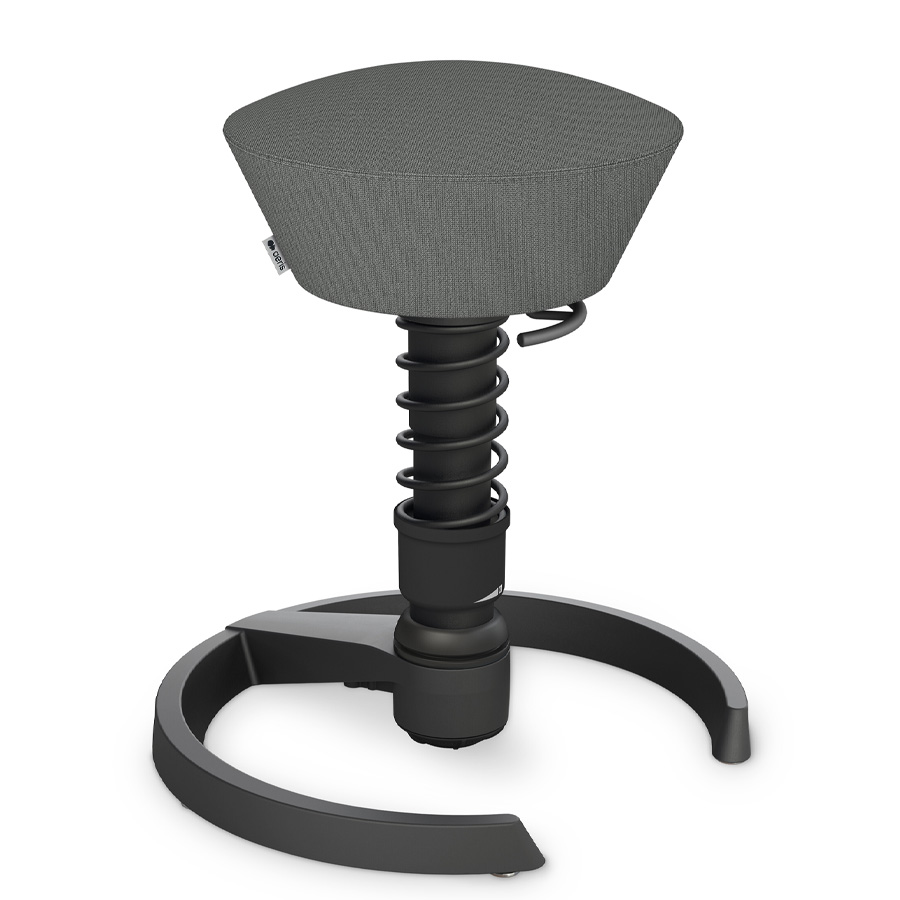 Aeris Swopper Cura grau | Gestell schwarz | Gleiter