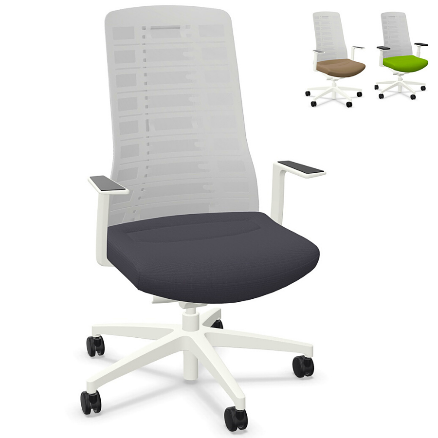 Interstuhl PUREis3 PU213 Weißer Rücken Polster Auswahl frei