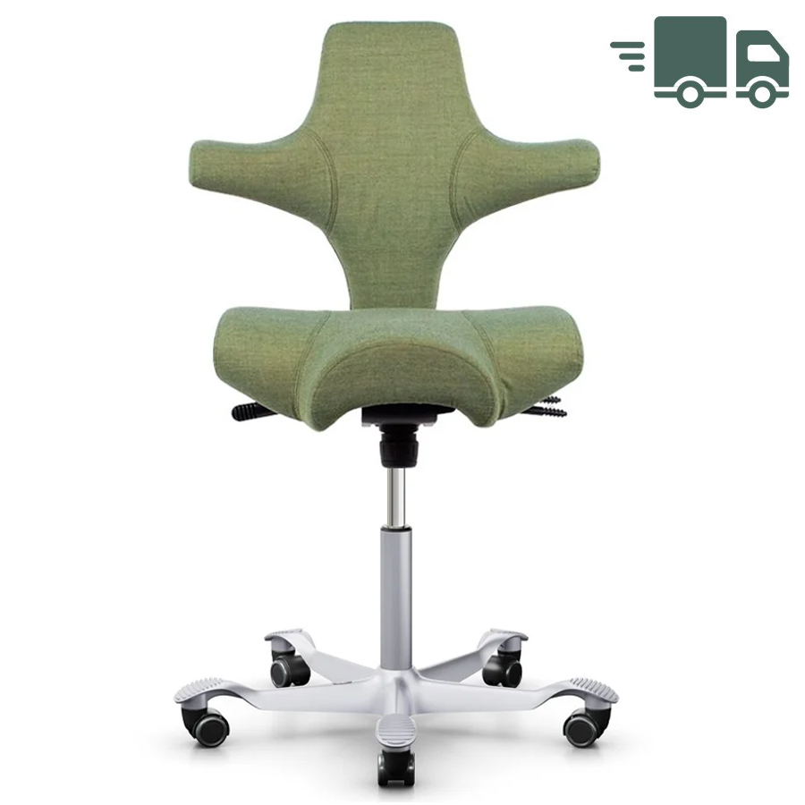 HAG Capisco 8106 Stoff Remix 0933 grün - Gestell silber