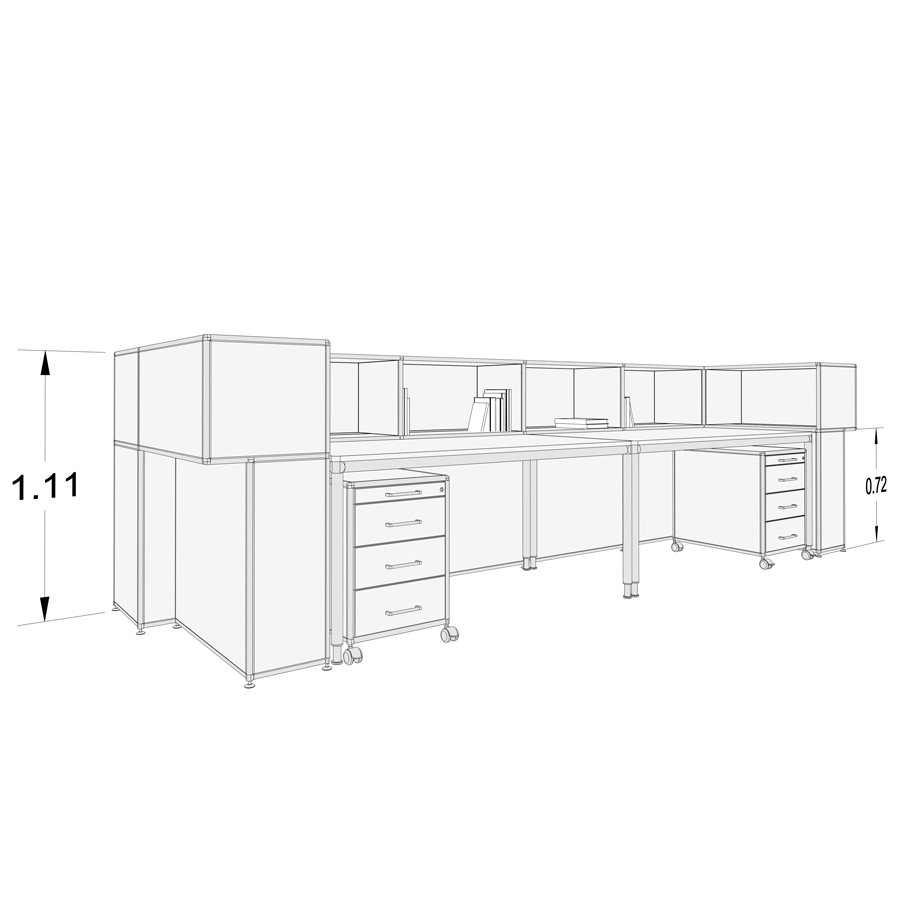 Bosse Modul Space Empfangstheke 11 Abmessungen