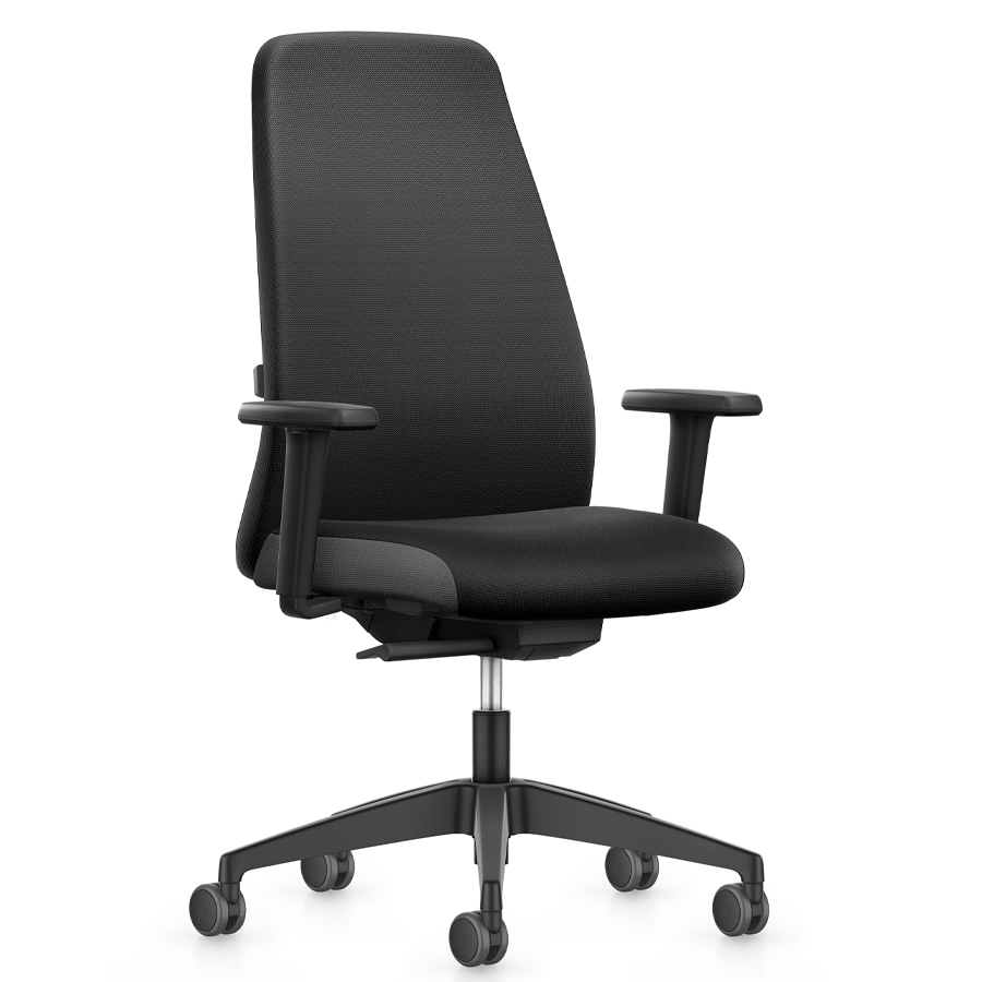 Interstuhl EVERYis1 157 Bürostuhl hoher Polsterrücken schwarz