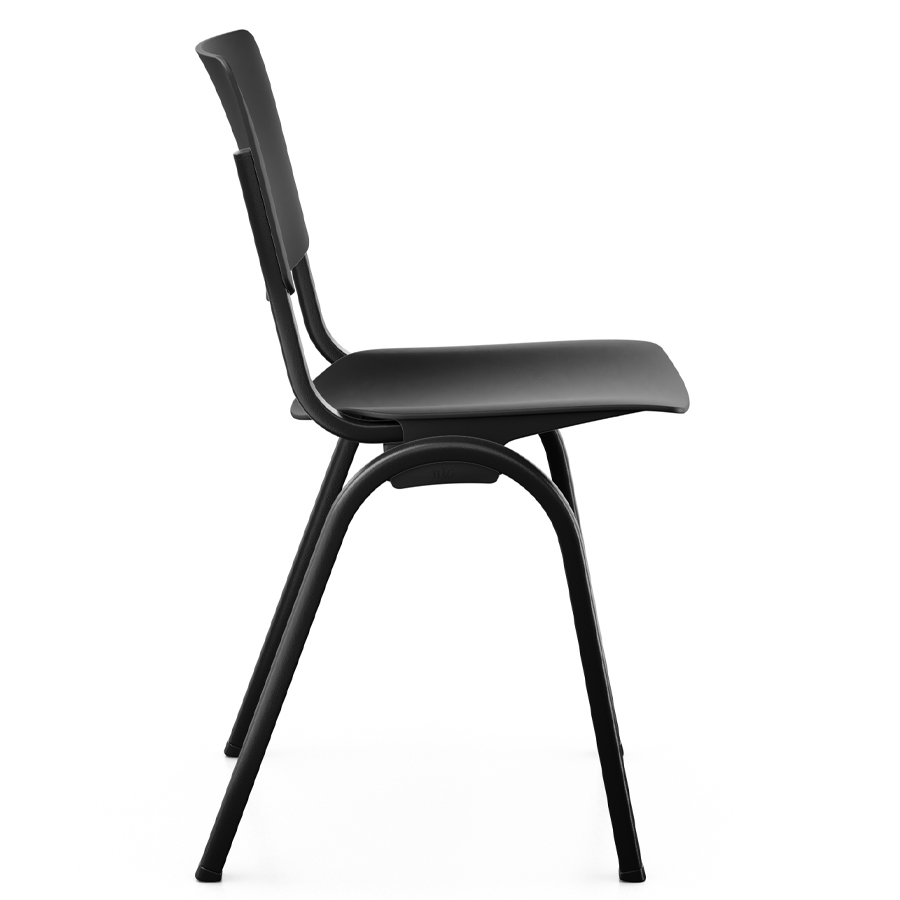 HAG Celi Kunststoffstuhl | Ausführung komplett schwarz