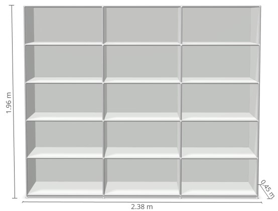 Bemassung-Bosse-Modul-Space-Regal-5OH-3FB