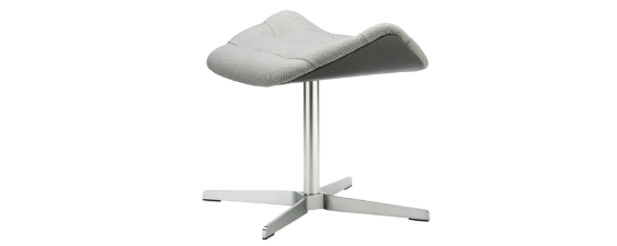 Mit Sitzhocker (Farbe gleich zum Sessel)