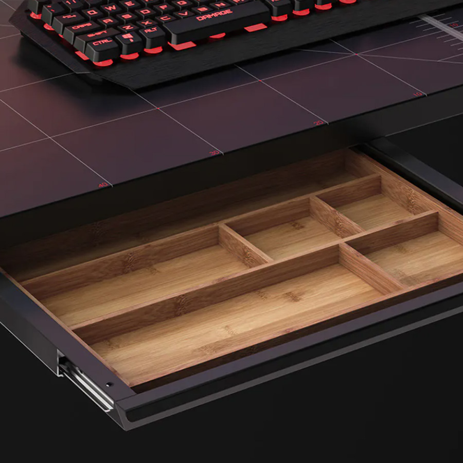 Schublade mit Bambuseinlage