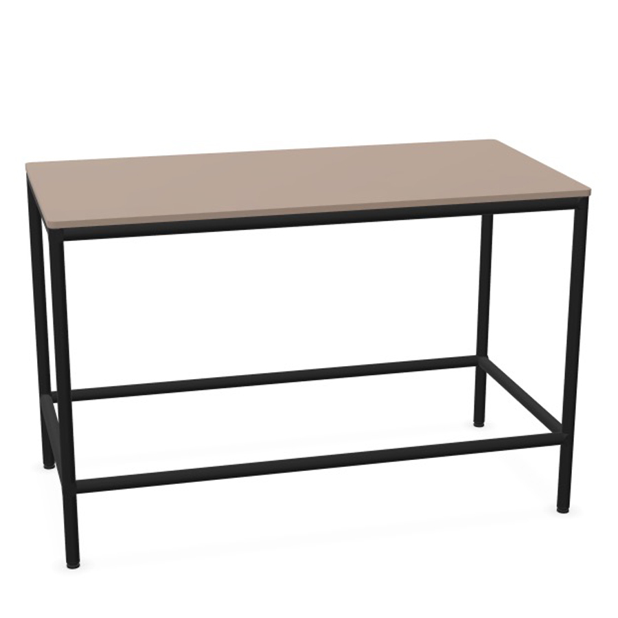 BOSSE S-Desk Stehtisch | Black Edition | Platte Congo