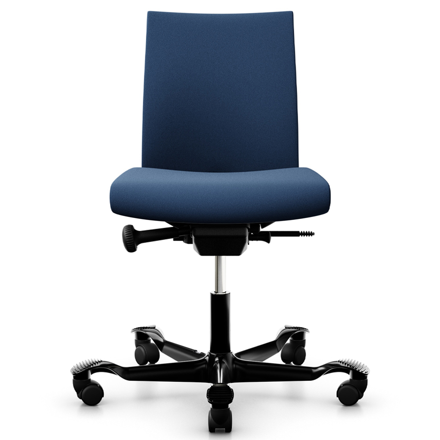 HAG Creed 6002 niedrige Rückenlehne - Frontansicht Xtreme blau