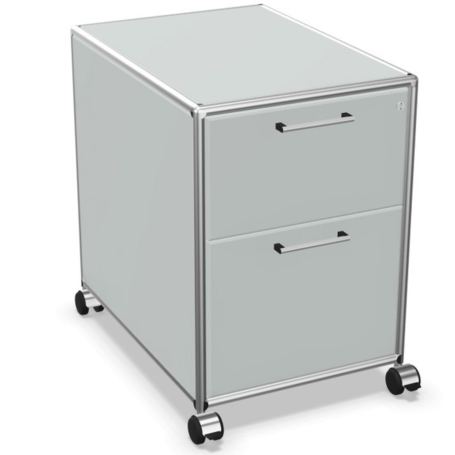 Bosse Modul Space Rollcontainer in Lichtgrau Chrom