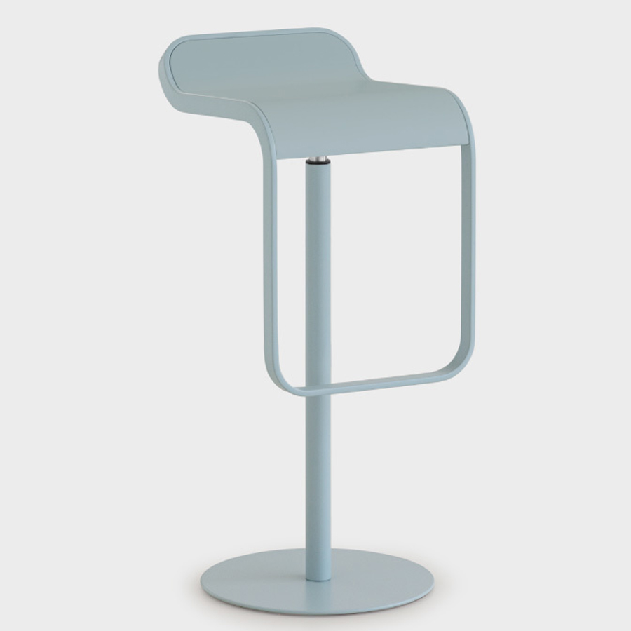 LEM Barhocker fixe Höhe 80 cm - Farbe celeste