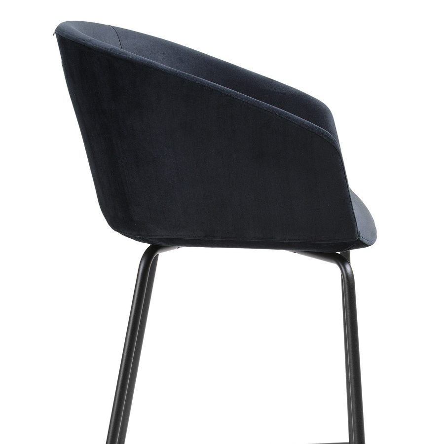 Bejot Oxco small OX S H Barhocker gepolstert - Stoff Charles CH032