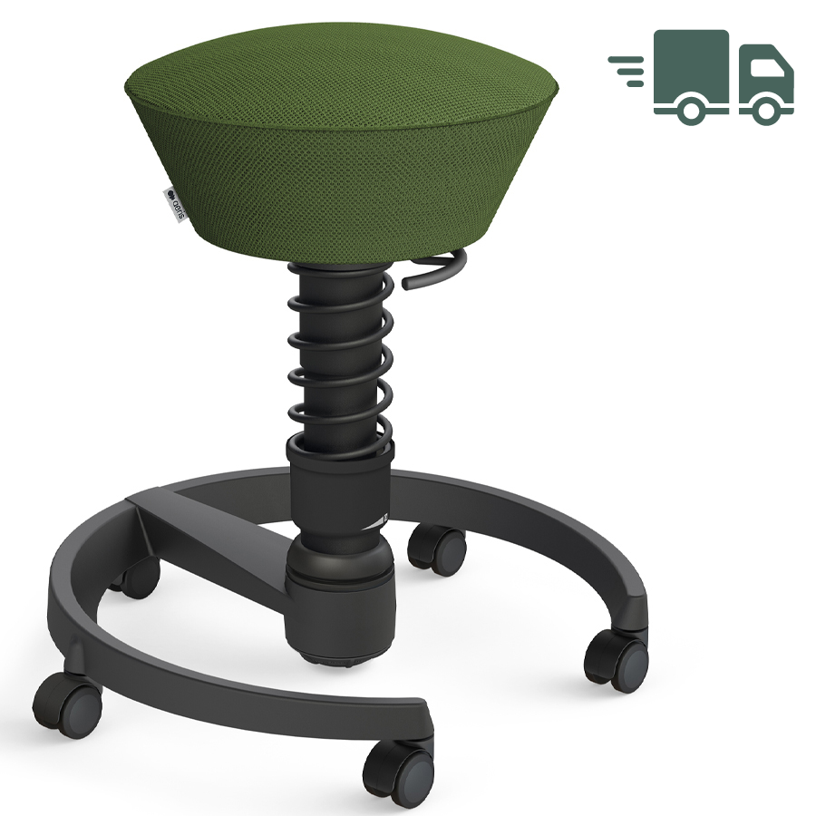 Aeris Swopper Air Mesh-Gewebe Runner grün mit Rollen