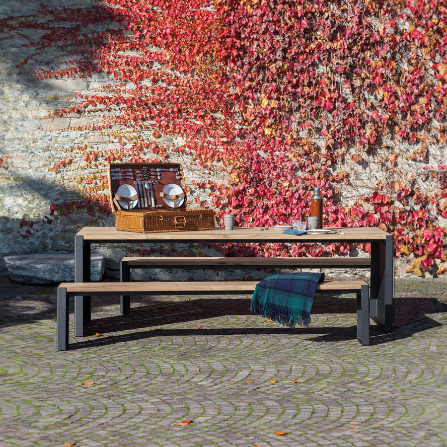 lapalma Panco 193 Outdoor Sitzbank Gestell anthrazit