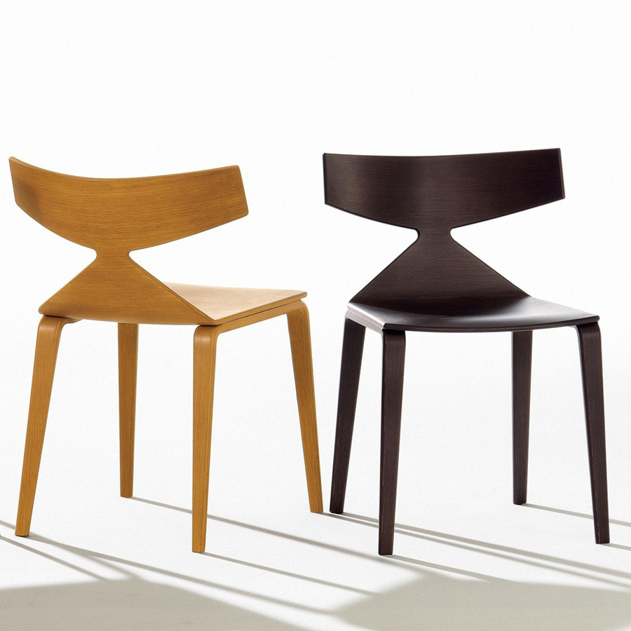 Arper SAYA 3701 Vierfuß Holzbeine