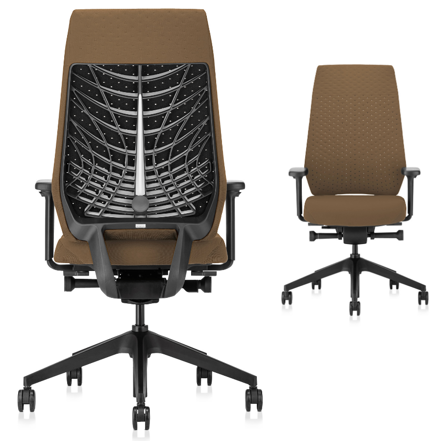 Interstuhl JOYCEis3 JC317 Bürostuhl mit Softback hoch Farbe beigegrau