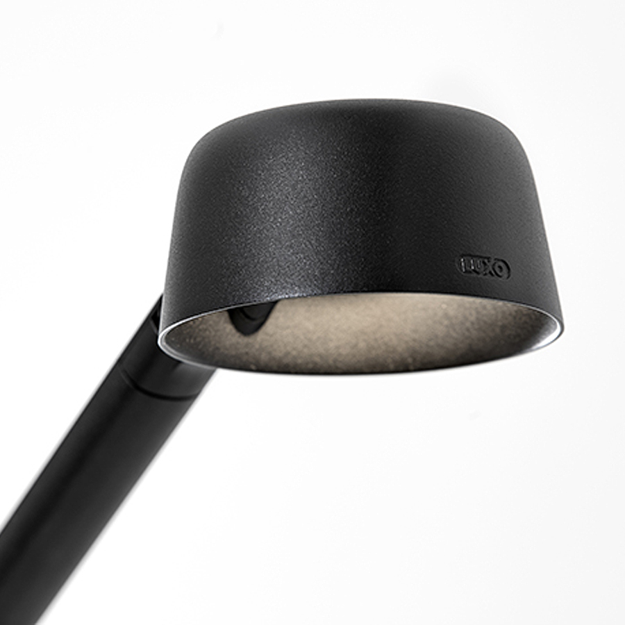 GLAMOX Motus Table LED Arbeitsleuchte schwarz - Nahaufnahme