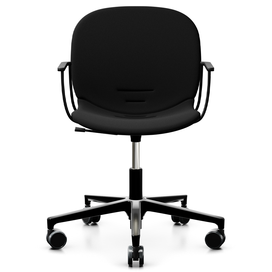 Profim Noor (6070F) Konferenzstuhl Gestell mit schwarzem Aluminium