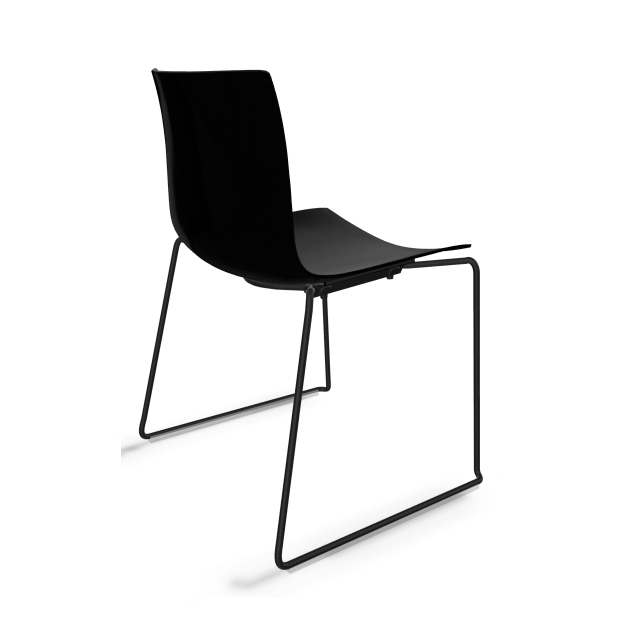 Arper Catifa 46 0278 einfarbig schwarz 2