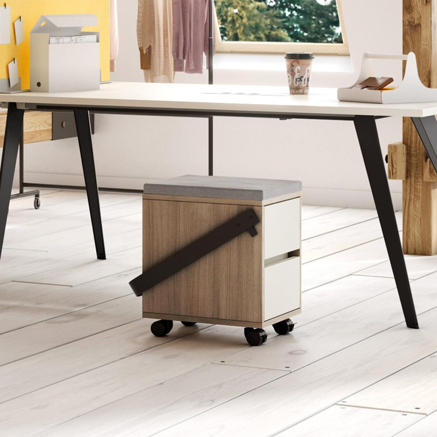 Palmberg Rollcontainer/Sitzhocker FIFFI - Beispielbild