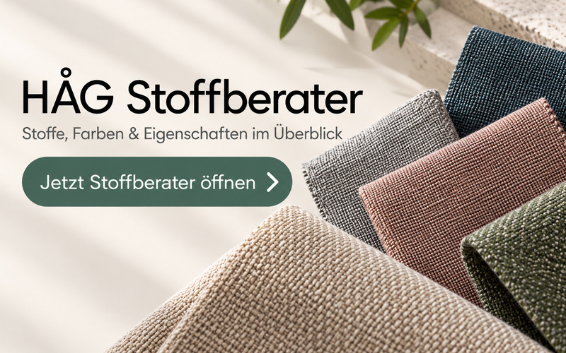 HÅG Stoffberater – Stoffe, Farben und Eigenschaften im Überblick