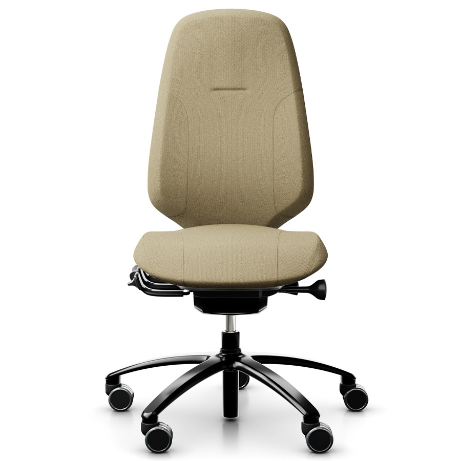 RH Mereo 300 black hohe Rückenlehne - Capture beige - Frontansicht