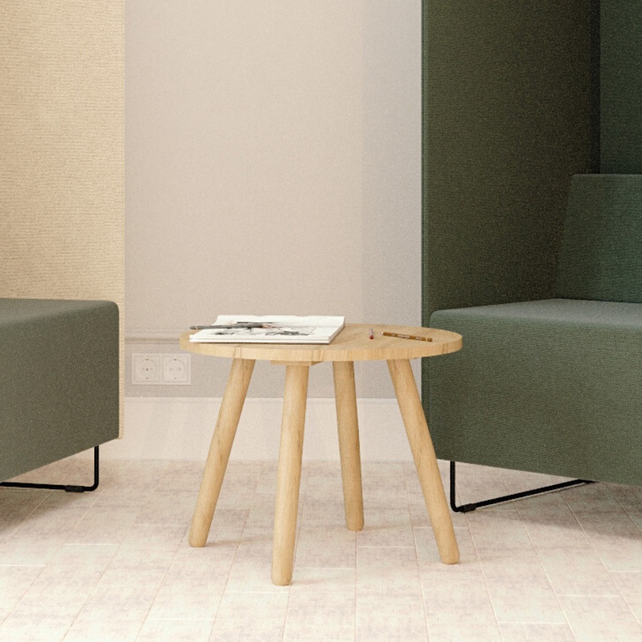 Bejot TB 74 Beistelltische Gestell Eichenholz