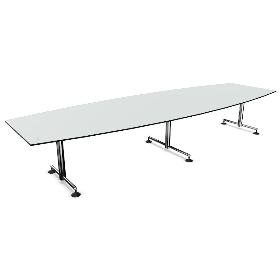 Bosse Modul Space Conference-Tisch M1 in Silber Länge 4000 cm