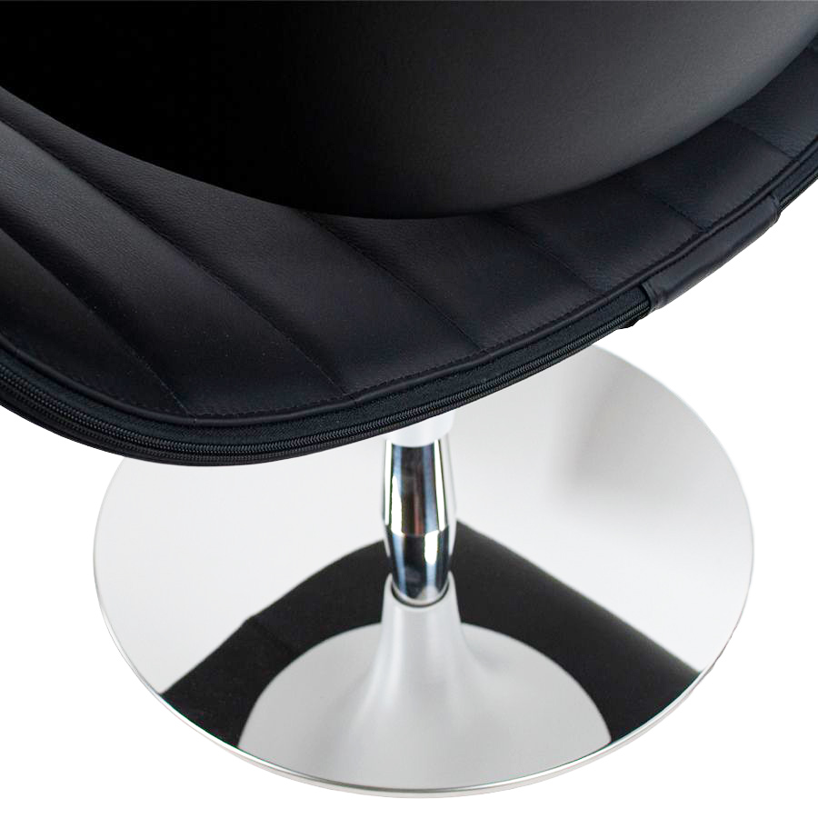 Züco Perillo Lounge Sessel PR 281 - Echtleder schwarz - Detail