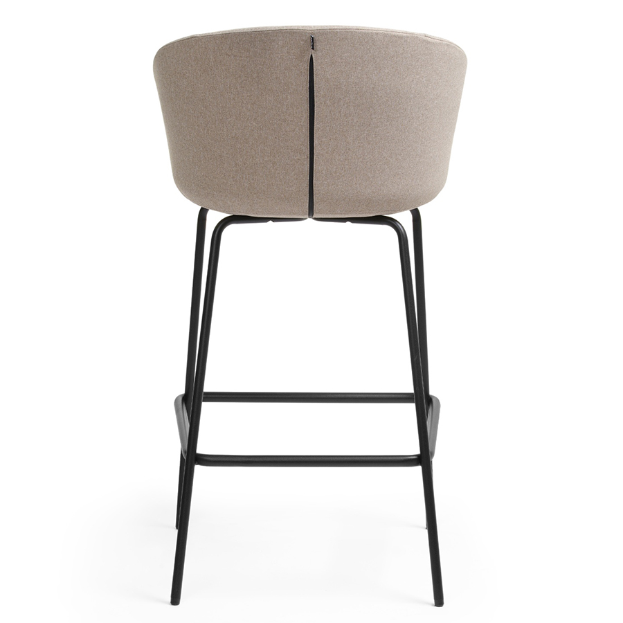 Bejot Oxco small OX S H Barhocker gepolstert - Stoff Bond BD 008