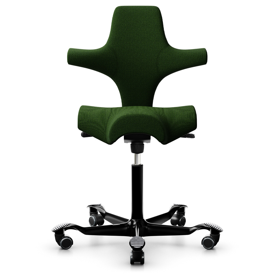 HAG CAPISCO 8106 - Stoff Capture 6501 - Gestell schwarz - Frontansicht