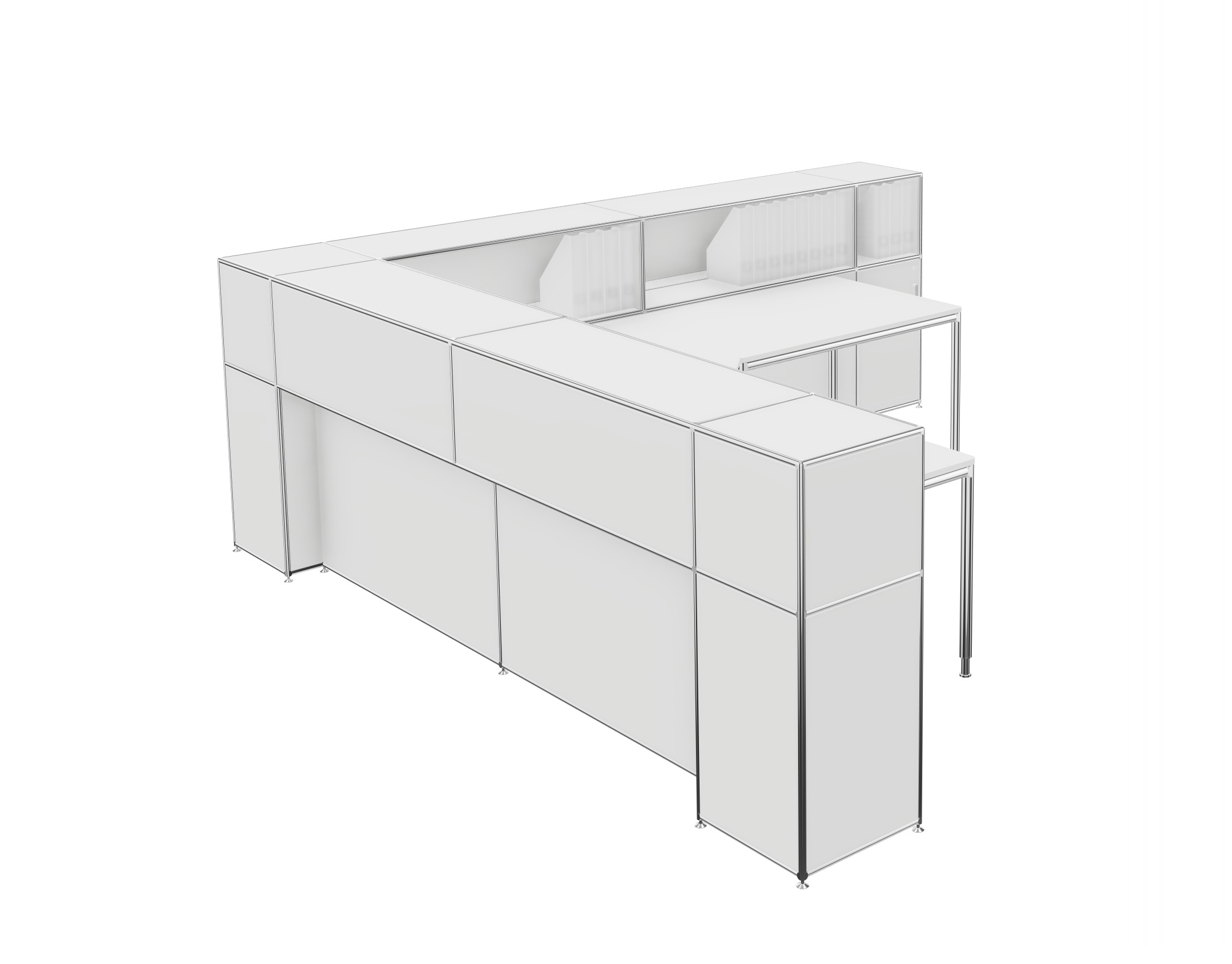 Bosse Modul Space Empfangstheke 7 weiß