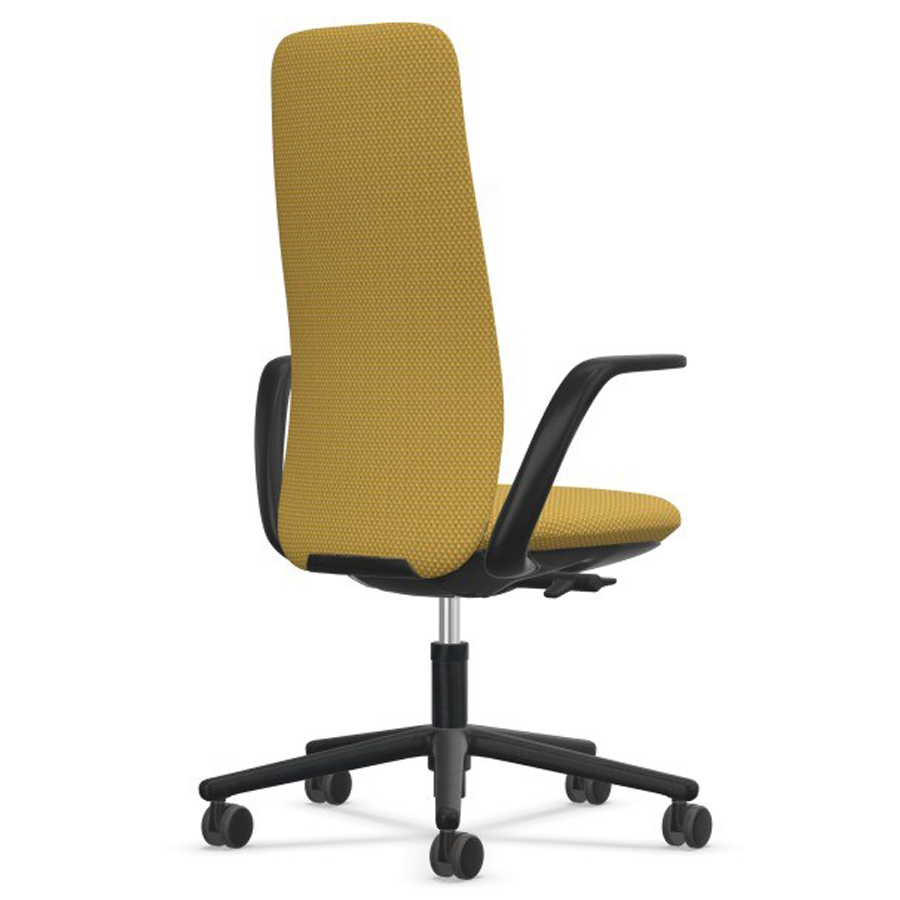 HAWORTH Nia Diamond gelb hohe Rückenlehne - Rückseite