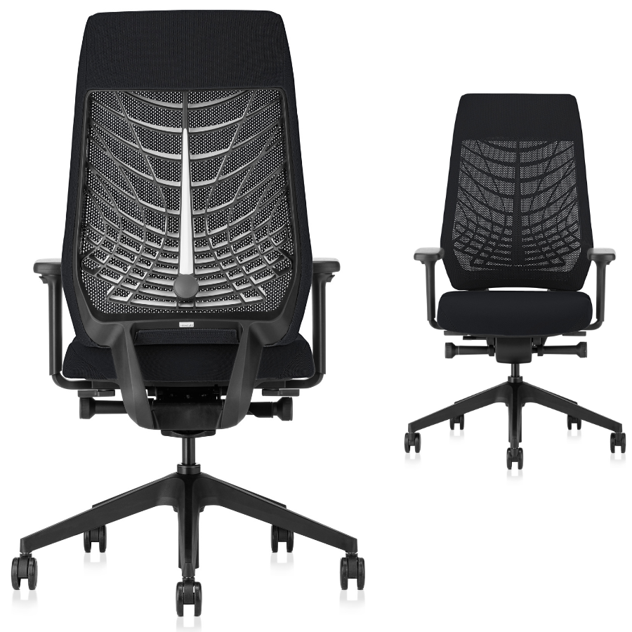 Interstuhl JOYCEis3 JC217 Bürostuhl mit Netzrücken hoch Farbe schwarz