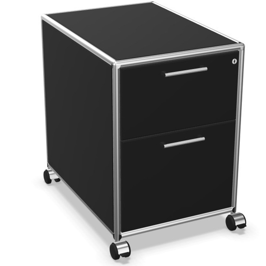 Bosse Modul Space Rollcontainer in Schwarz und Chrom
