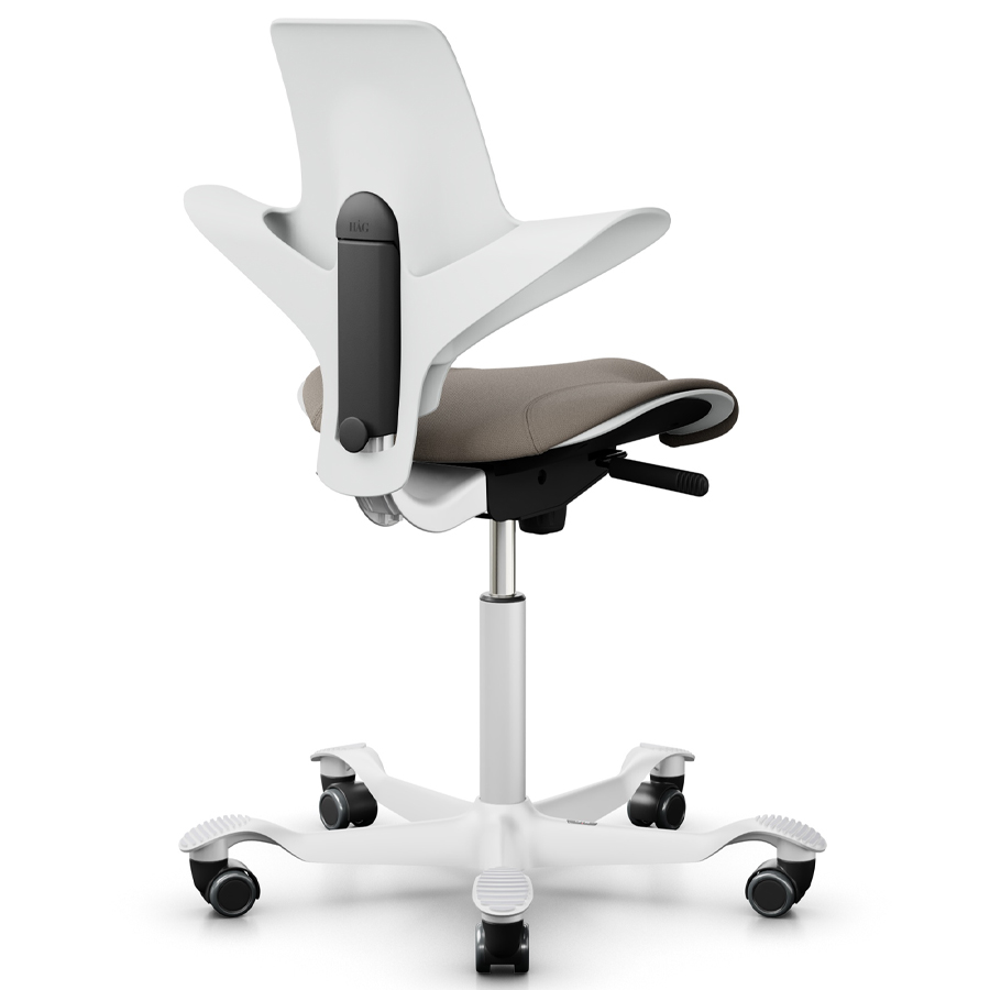 HAG CAPISCO PULS 8020 White Edition mit Stoff Select lehm