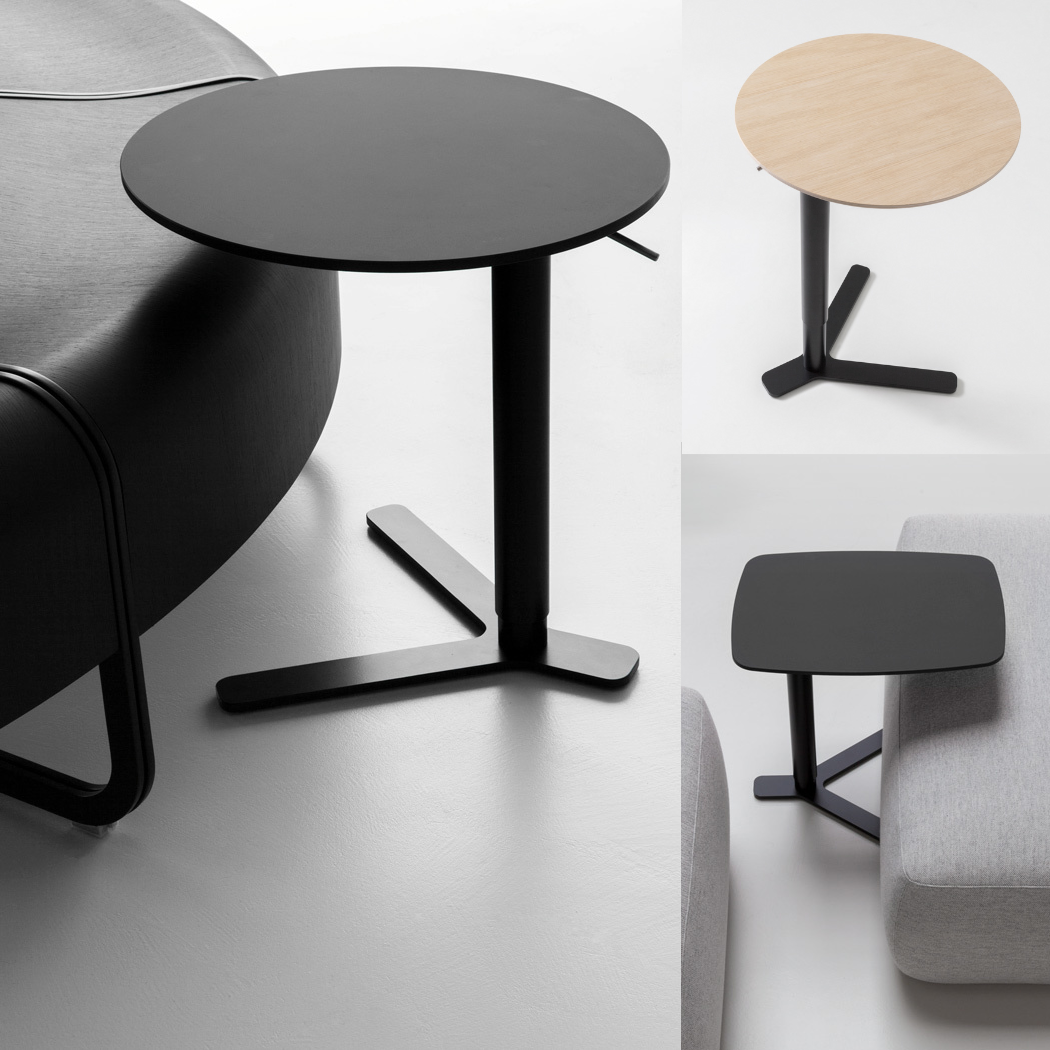 lapalma YO rechteckige Platte schwarz