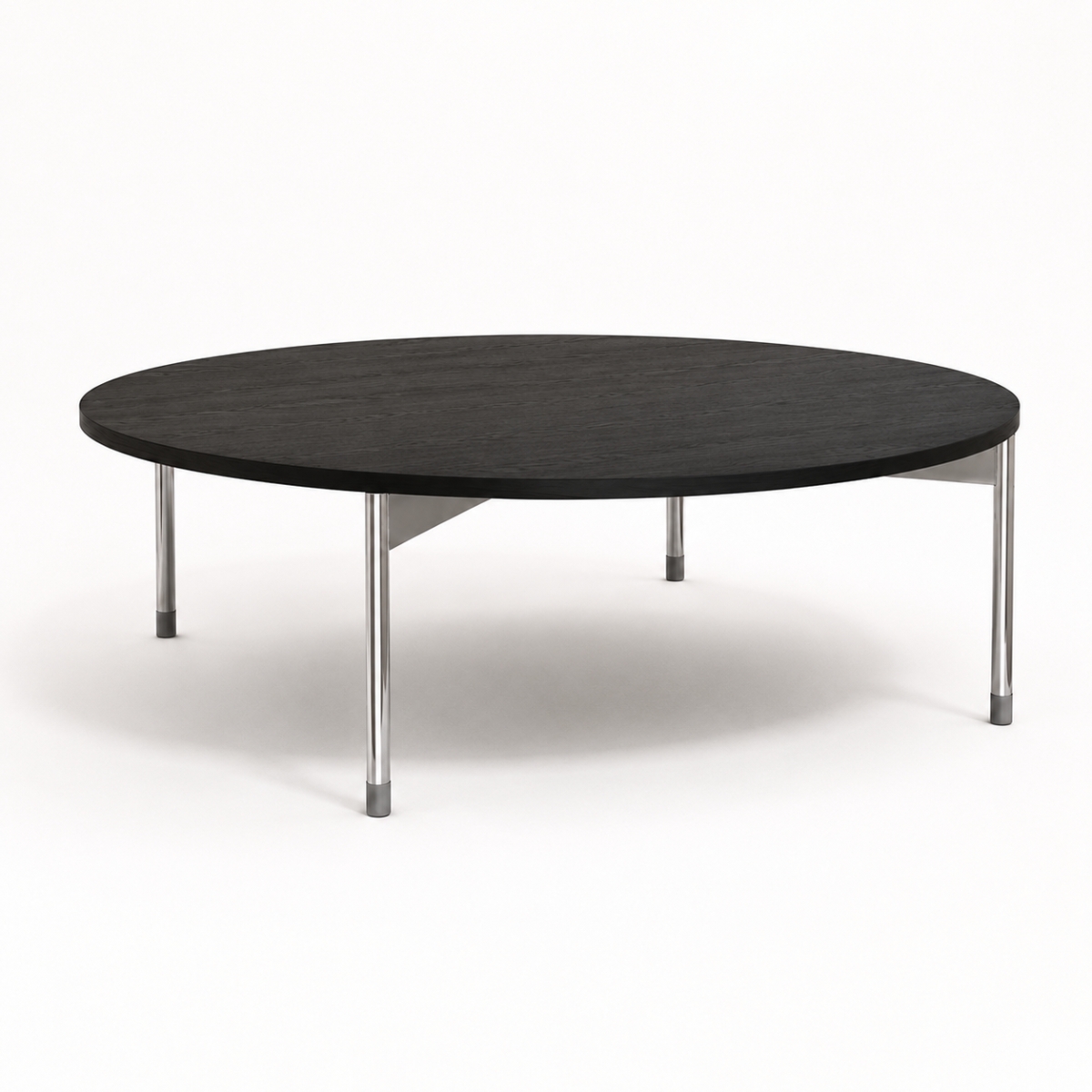 profim chic beistelltich CR40 - Edelfurnier schwarz Gestell chrom