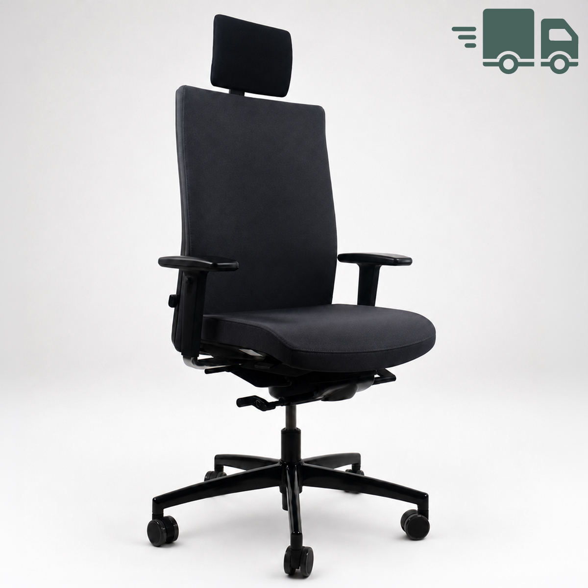 KN OKAY II Ausführung schwarz Stoff Atlantic 60025 anthrazit Startbild