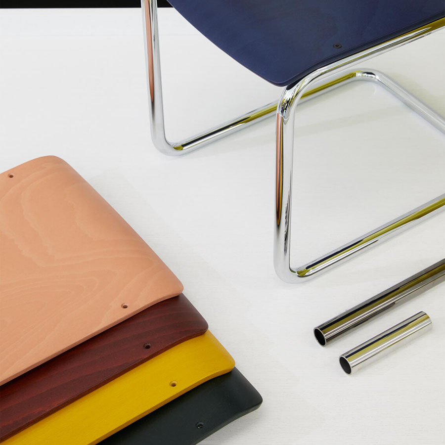 THONET Stahlrohr-Freischwinger S 43 K für Kinder - Beispielbilder