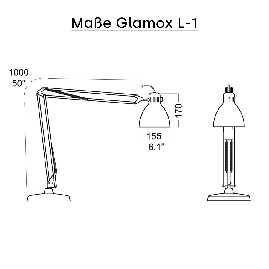 GLAMOX L-1 - Maße